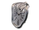 Uhr mit Silberrahmen geeignet fÃ&frac14;r Regale (Nicht fÃ&frac14;r Wandmontage geeignet)