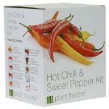 Kit Chili & Paprika von Plant Theatre - 6 verschiedene Sorten zum ZÃ&frac14;chten - Ein tolles Geschenk
