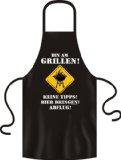 GrillschÃ&frac14;rze "Bin am Grillen! Keine Tipps! Bier bringen! Abflug"