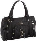 Sansibar Typhoon B-339 TY 01 Damen Henkeltaschen, Schwarz (black), 40x15x24 cm (B x H x T)